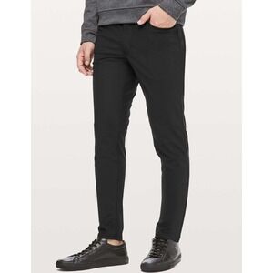 Lululemon ABC Slim-Fit 5 Pocket Pant Warpstreme Black 29x33 Smart-Casual EUC